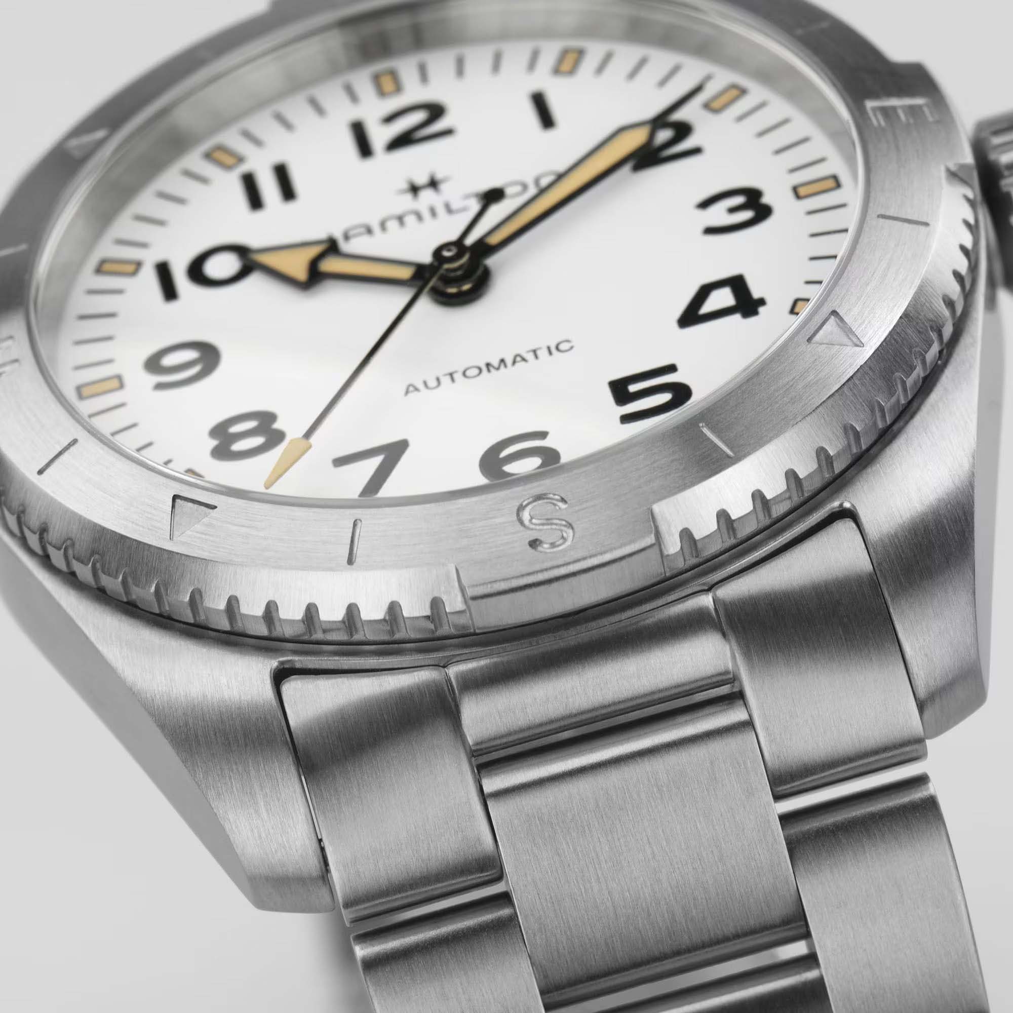 Hamilton Hamilton Khaki Field Expedition Auto H70225110 мужские часы белый циферблат на запястье