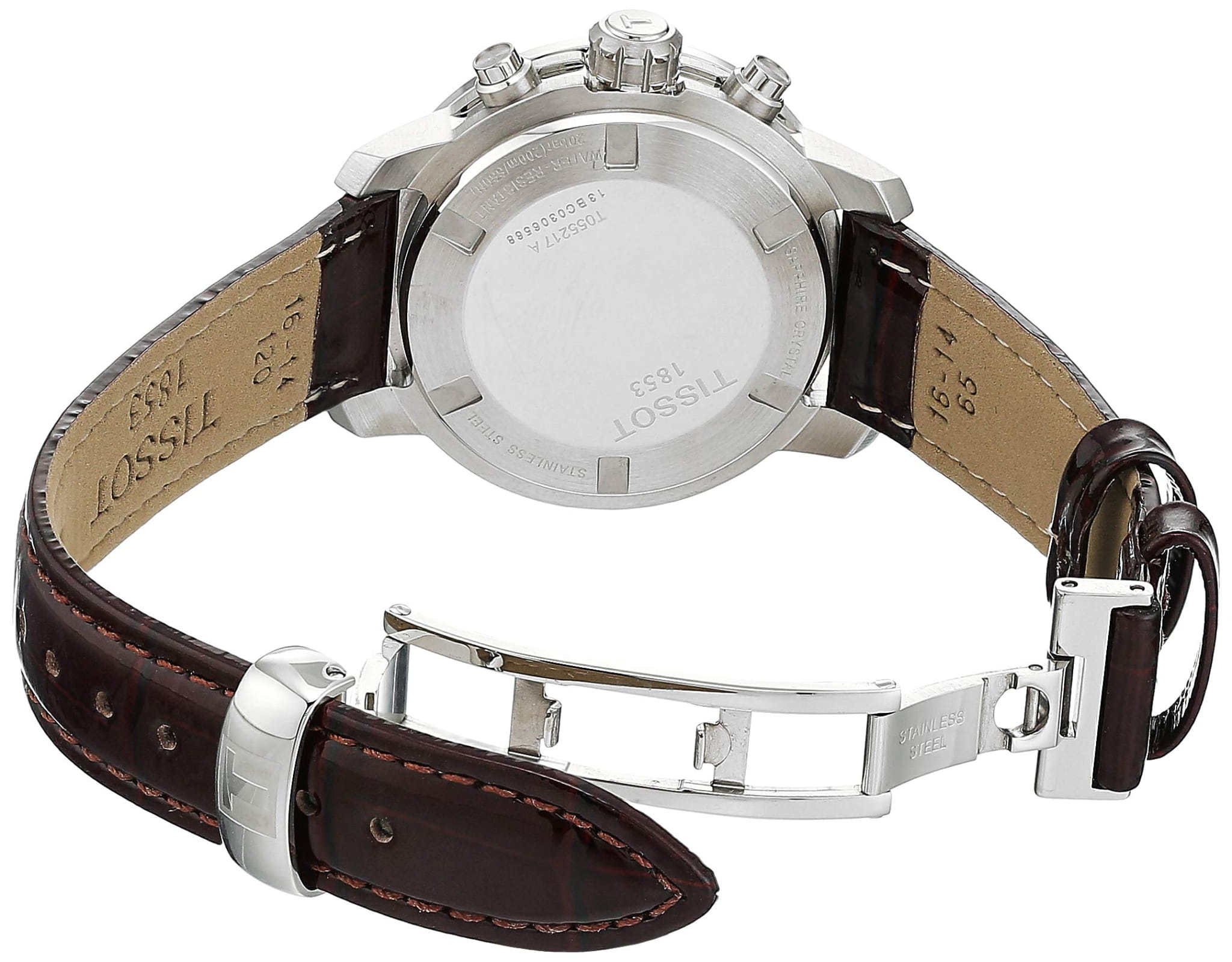 Tissot Tissot PRC 200 Chronograph Lady T055.217.16.033.01, t-sport швейцария женские часы на браслете кожаный боковой вид