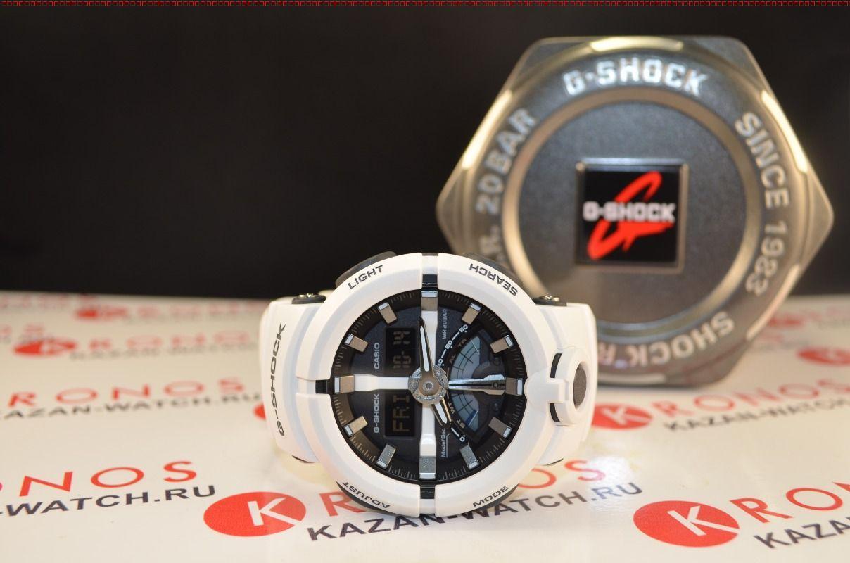 Casio Casio G-Shock GA-500-7A мужские часы черный циферблат на запястье