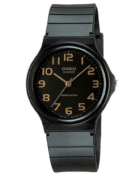 Casio Casio Collection MQ-24-1B2LDF (MQ-24-1B2L)  MQ-24-1B2 кварцевые мужские часы черный циферблат, браслет пластик — вид спереди