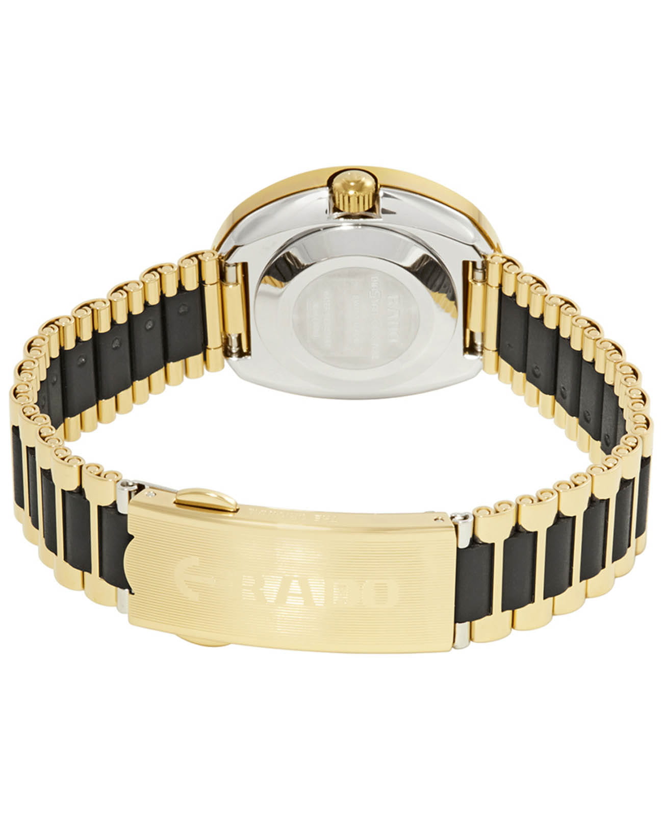 Rado Rado The Original Automatic R12416514,  швейцария женские часы на браслете нержавеющая сталь с pvd-покрытием боковой вид