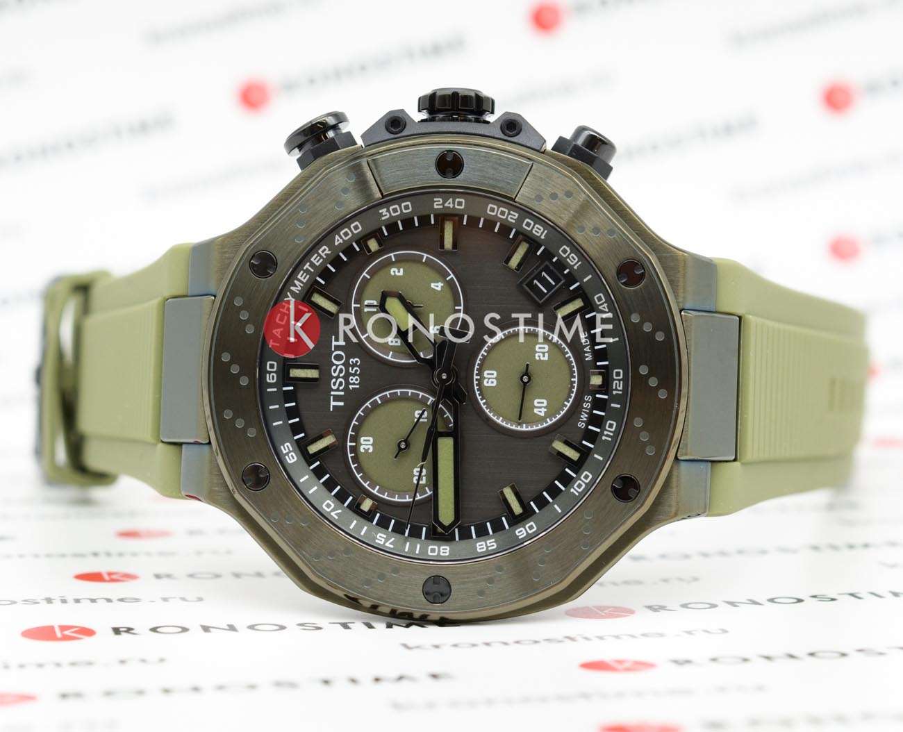 Tissot Tissot T-Race Quartz Chronograph T141.417.37.061.02 T Race, наручные мужские часы фото под углом