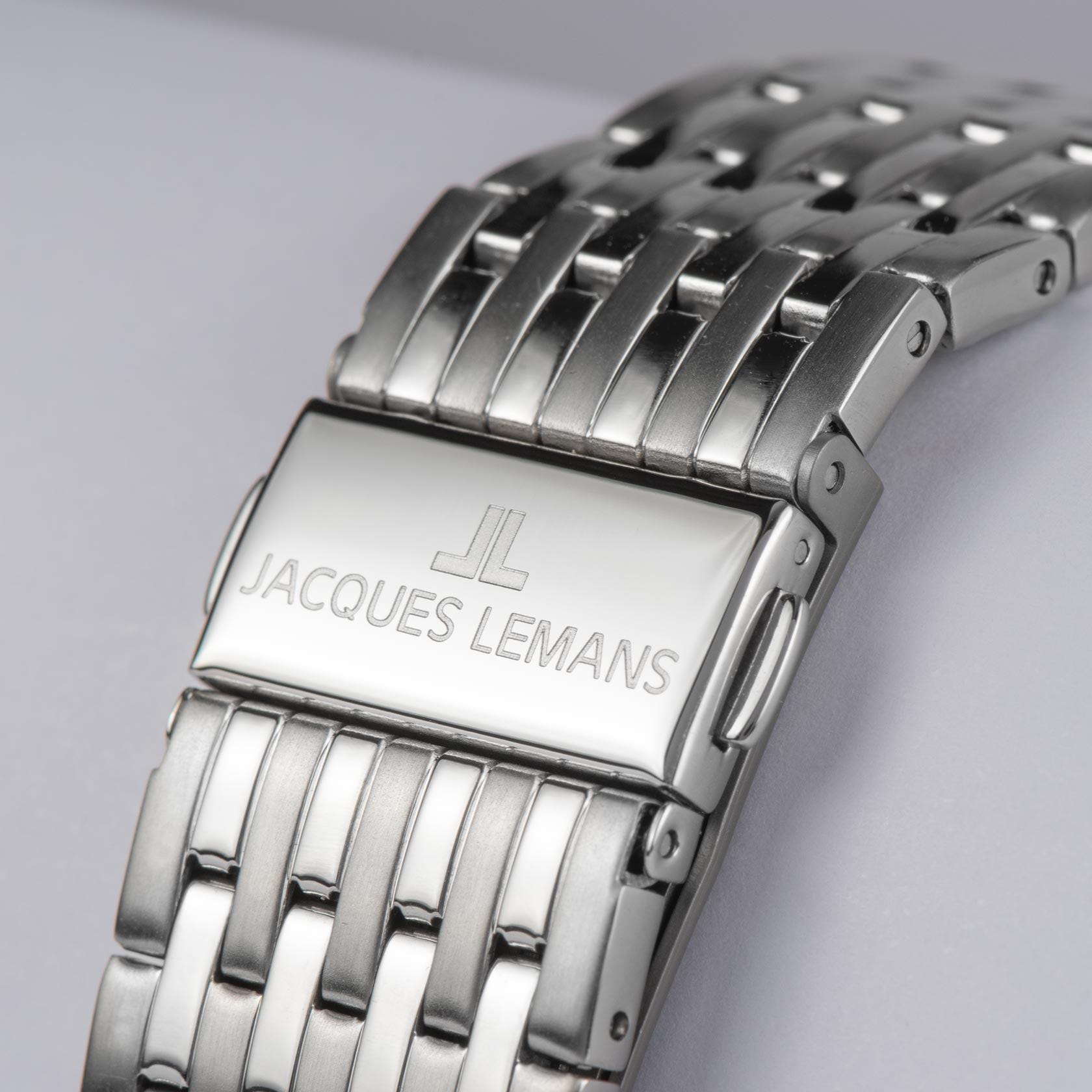Jacques Lemans Jacques Lemans London 1-2163H кварцевые мужские часы часы крупный план синий циферблата