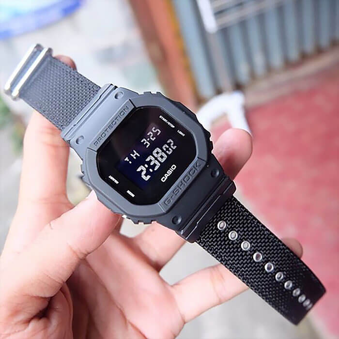 Casio Casio G-Shock DW-5600BBN-1DR (DW-5600BBN-1E) DW-5600 — детали корпуса и нейлон
