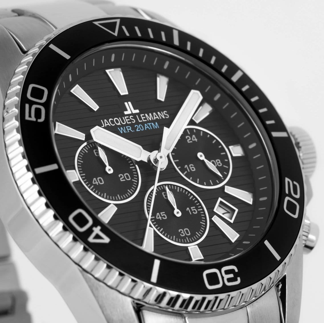 Jacques Lemans Jacques Lemans Liverpool Diver 1-2206G, liverpool австрия мужские часы на браслете нержавеющая сталь боковой вид