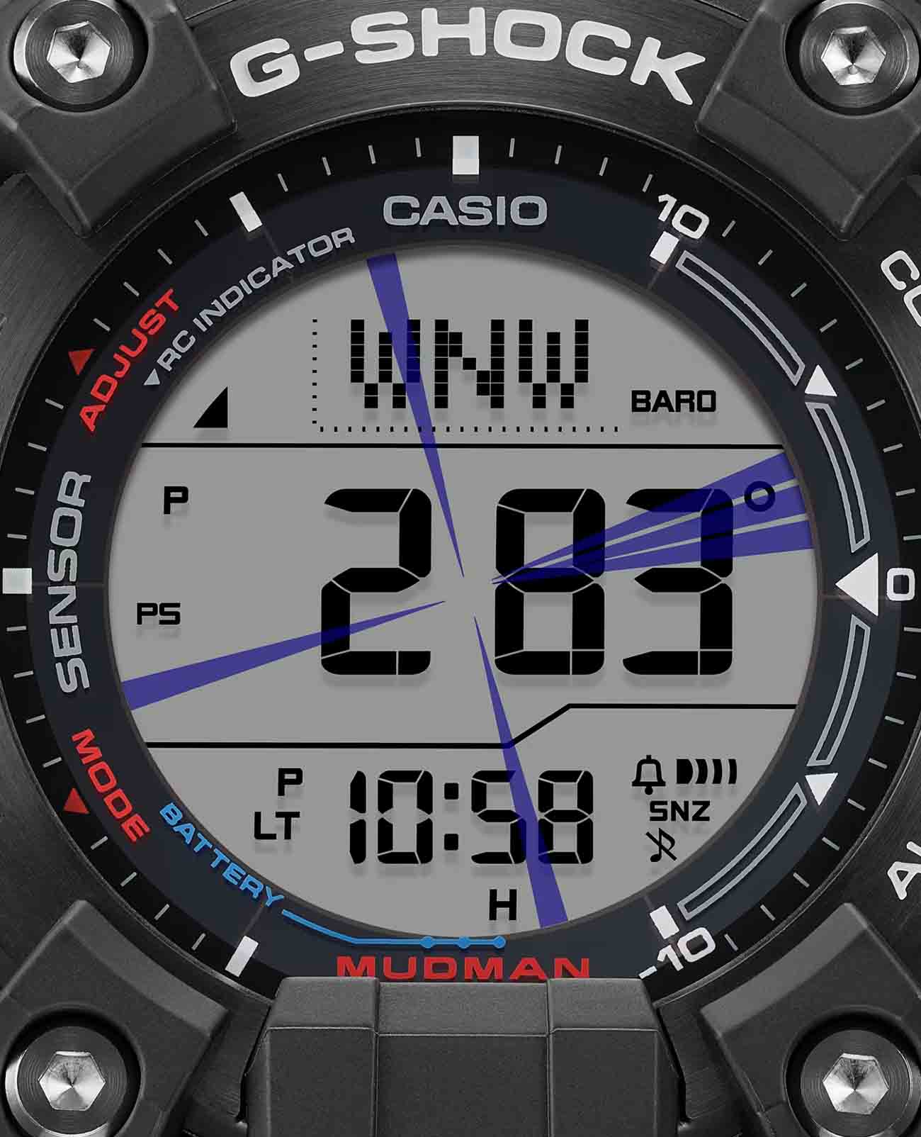 Casio Casio G-Shock GW-9500TLC-1DR Mudman - задняя крышка пластик корпуса, япония часы