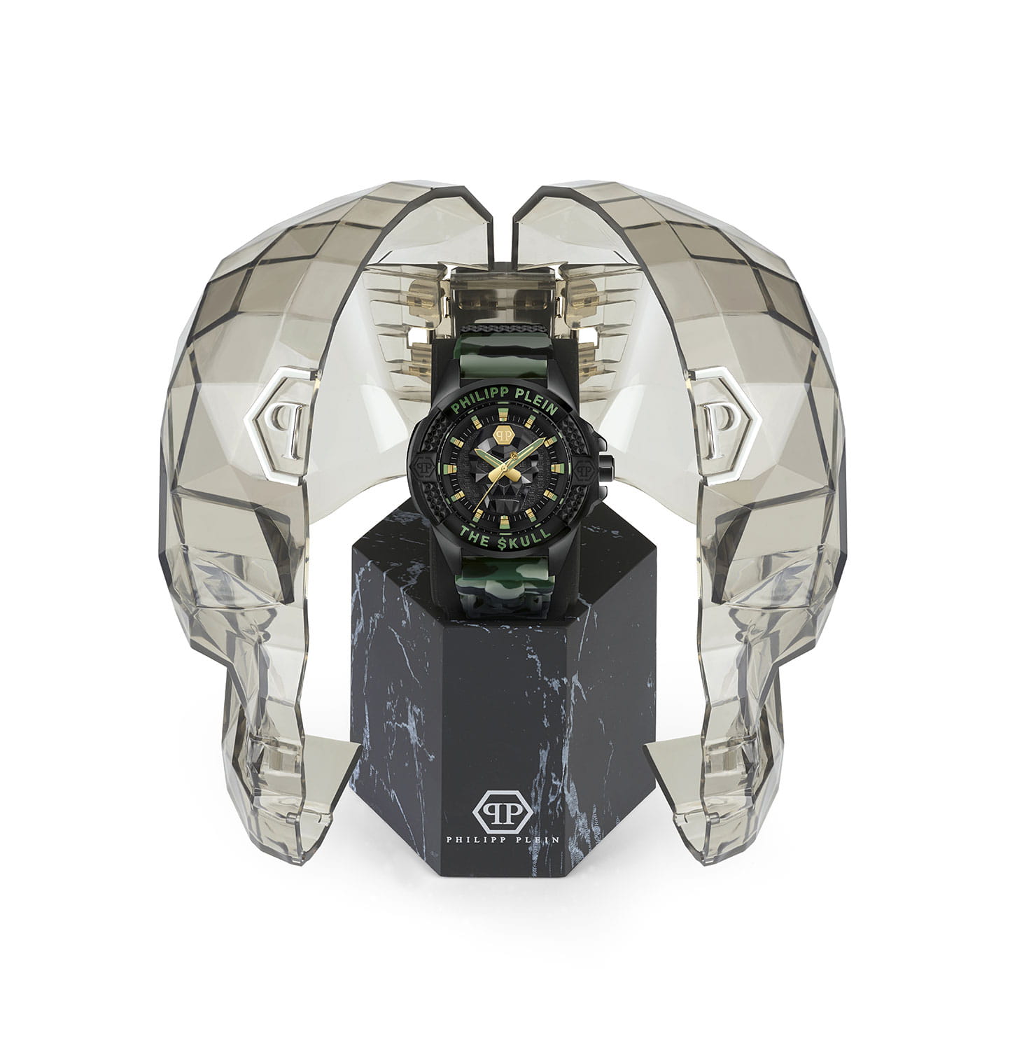 Philipp Plein Philipp Plein The Skull PWAAA0821 мужские часы черный циферблат на запястье