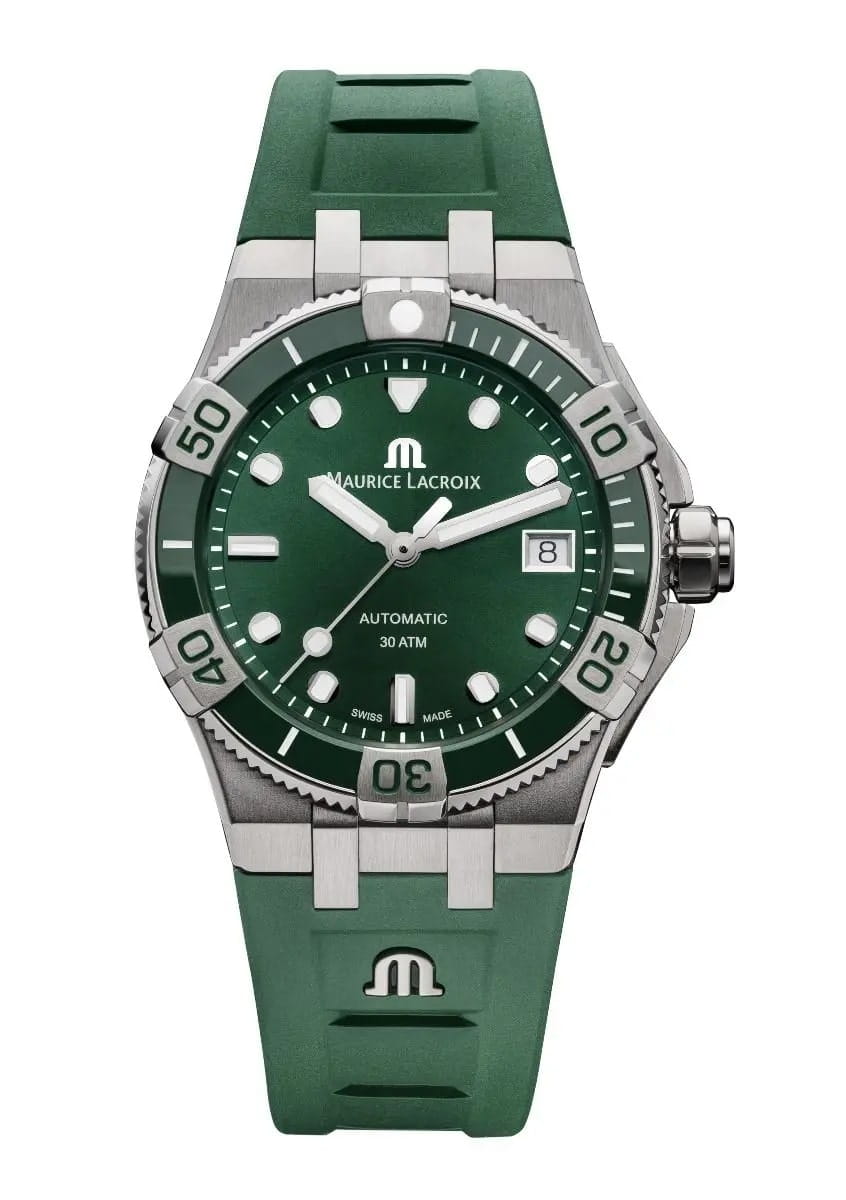 Maurice Lacroix Maurice Lacroix Aikon AI6057-SSL5F-630-D женские часы зеленый циферблат на запястье