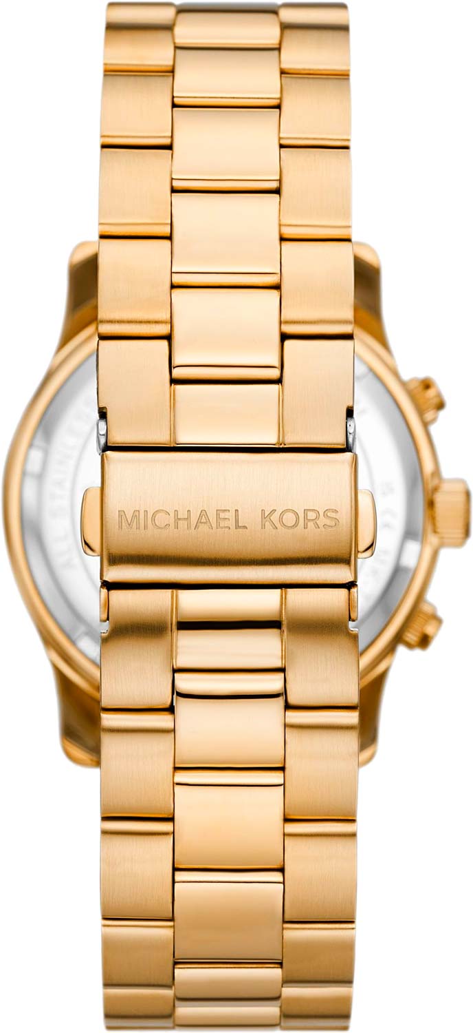 Michael Kors Michael Kors Runway MK7323,  сша женские часы на браслете нержавеющая сталь с pvd-покрытием боковой вид