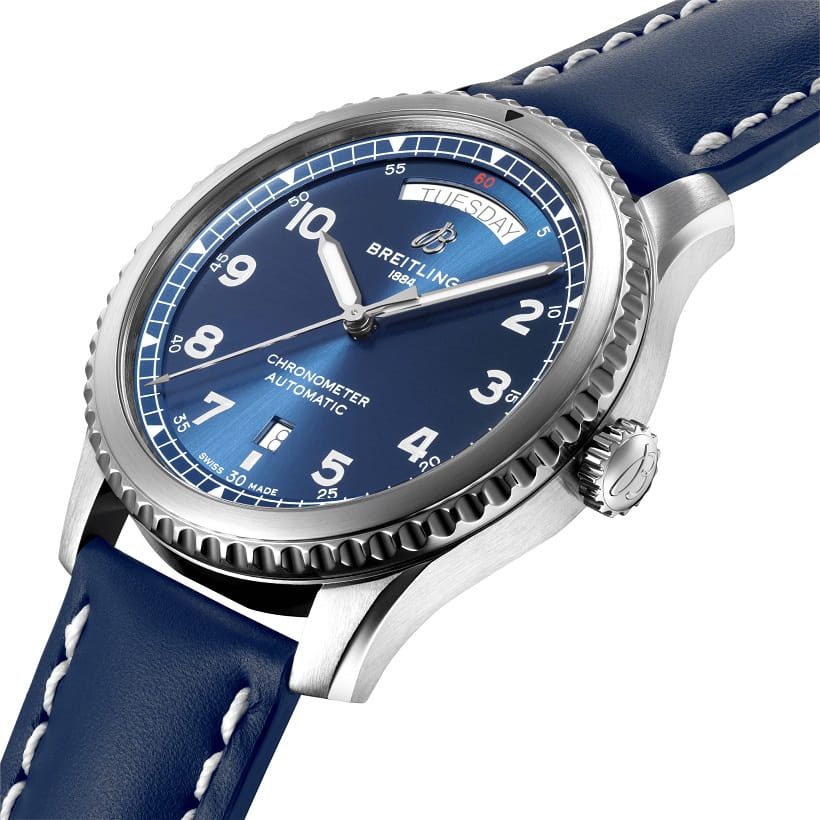 Breitling Breitling Aviator 8 Automatic Day & Date 41 A45330101C1X3 , наручные мужские часы фото под углом