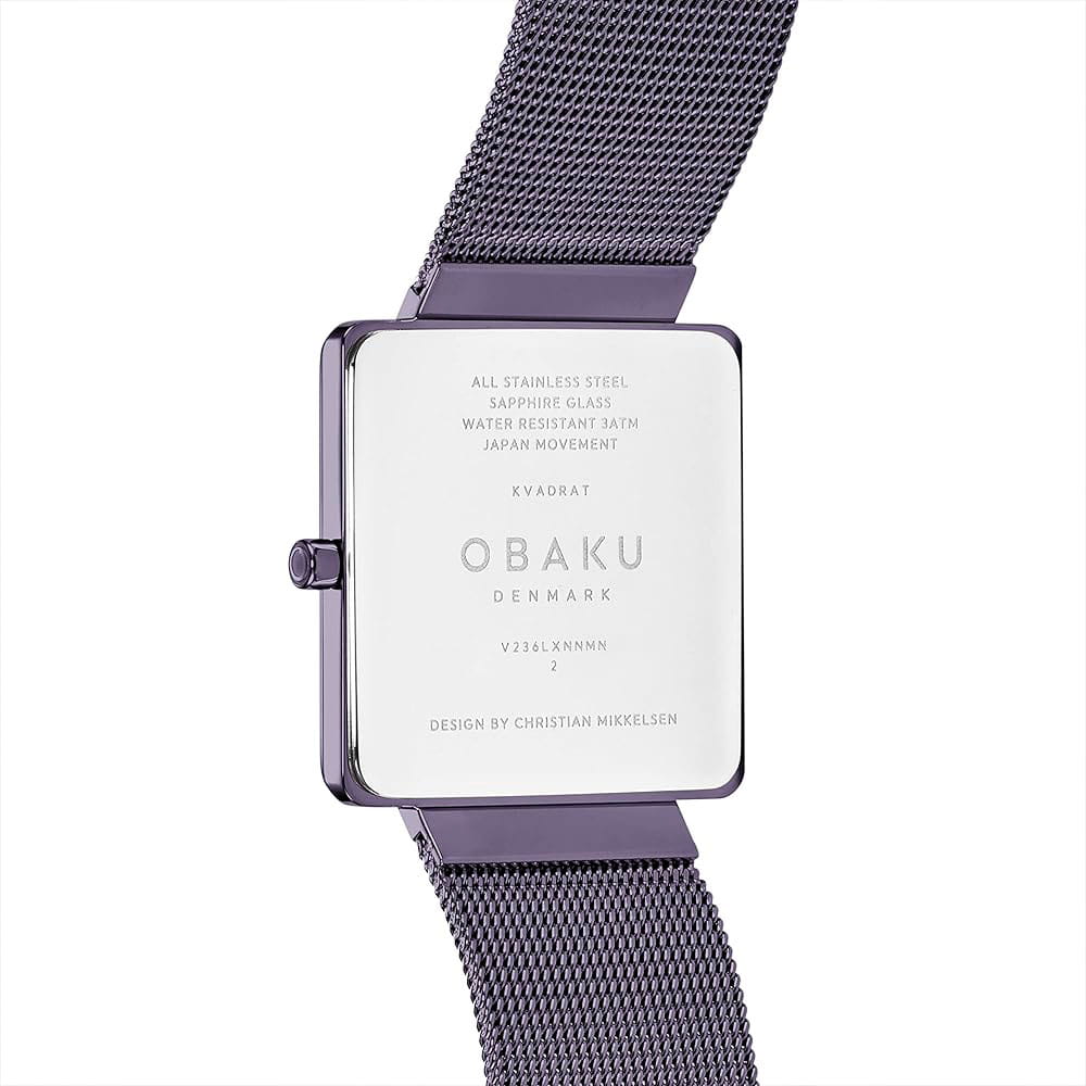 Obaku Obaku Kvadrat V236LXNNMN , наручные женские часы фото под углом