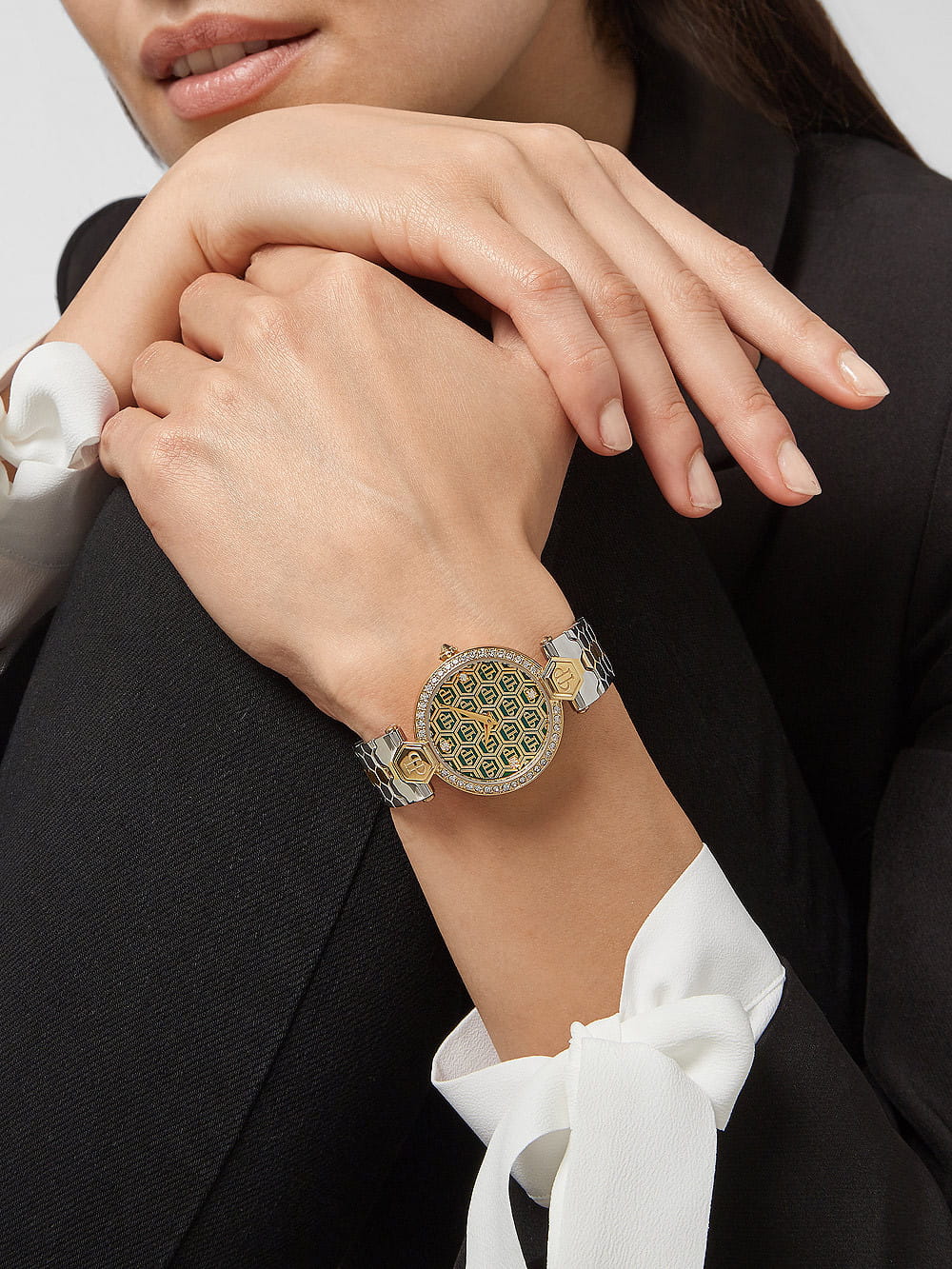 Philipp Plein Philipp Plein Plein Couture PWEAA0621 , наручные женские часы фото под углом