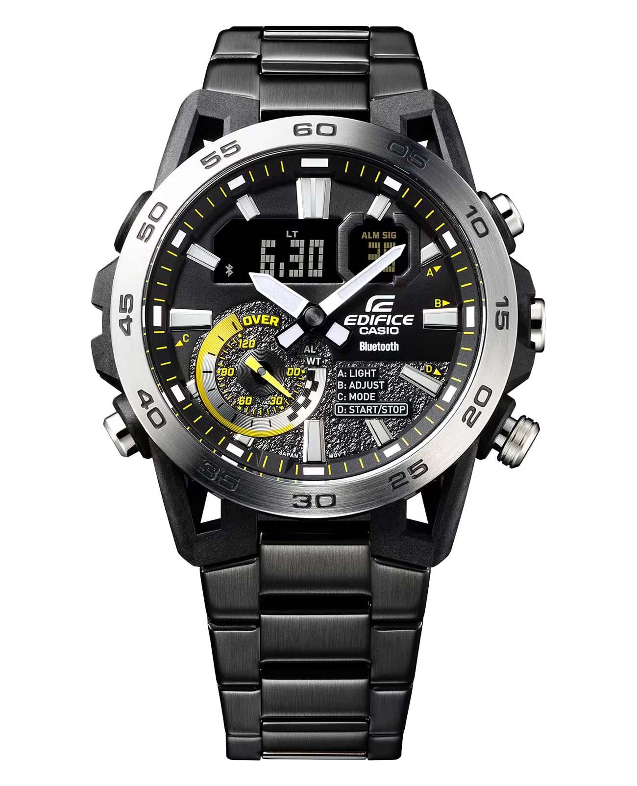 Casio Casio Edifice ECB-40DC-1ADF (ECB-40DC-1AEF) ECB - задняя крышка сталь металл корпуса, япония часы
