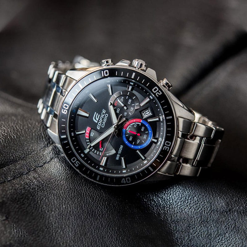 Casio Casio Edifice EFR-552D-1A3VUDF (EFR-552D-1A3) мужские часы черный циферблат на запястье