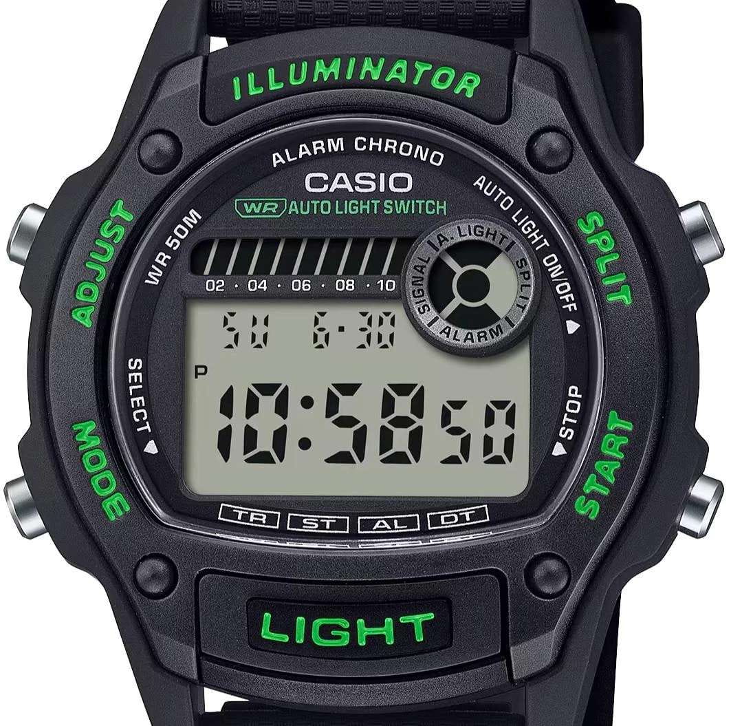 Casio Casio Collection W-220H-1A3 , наручные мужские часы фото под углом