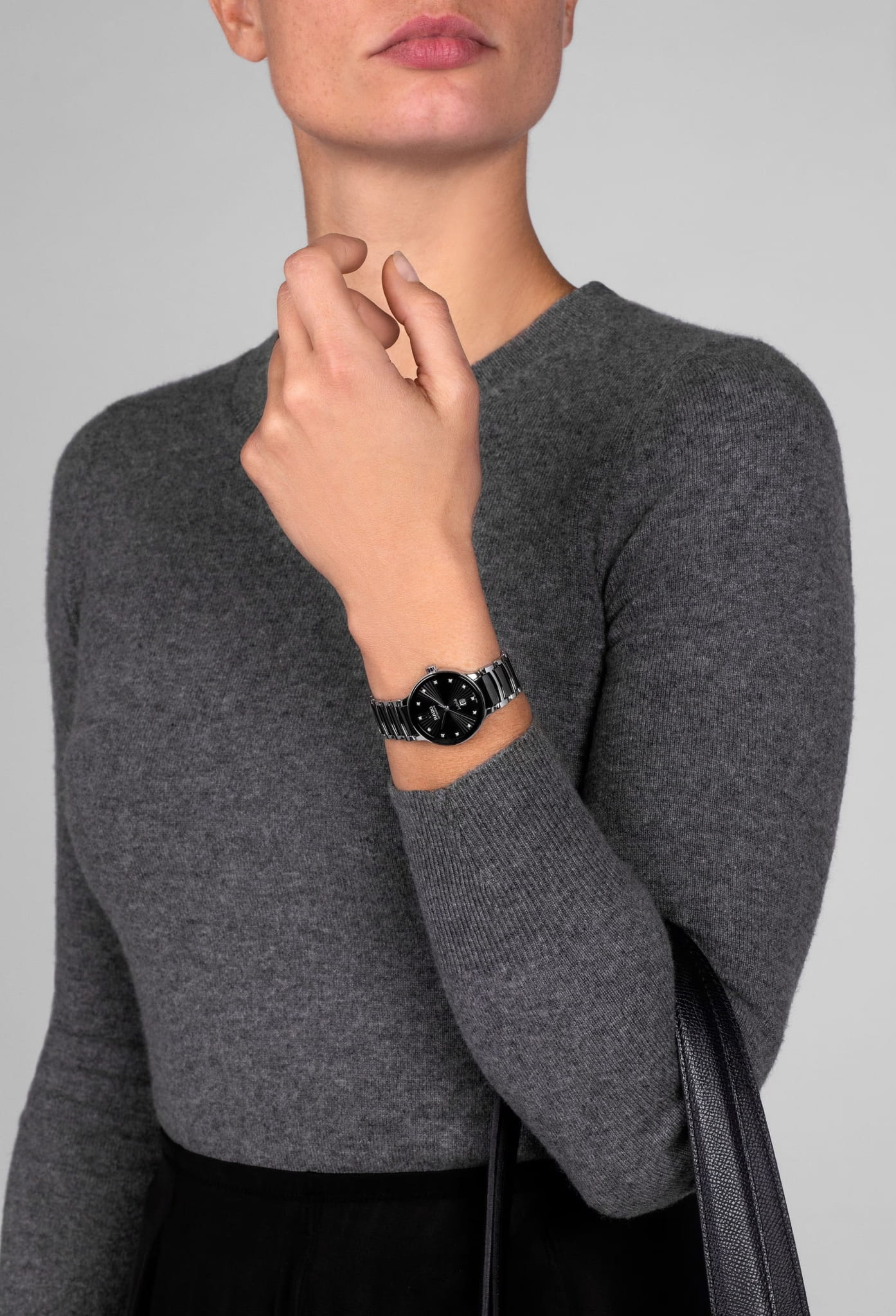 Оригинальные часы Rado Rado Centrix Automatic Diamonds R30020742 механические калибр механизма  общий вид
