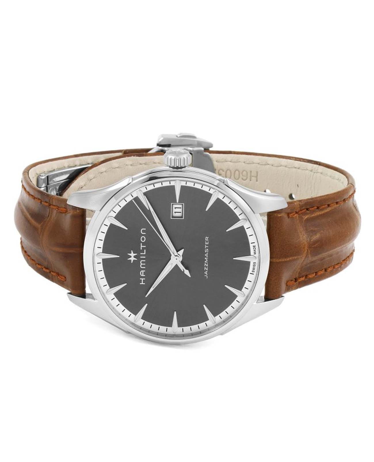 Hamilton Hamilton Jazzmaster Gent Quartz H32451581 , наручные мужские часы фото под углом