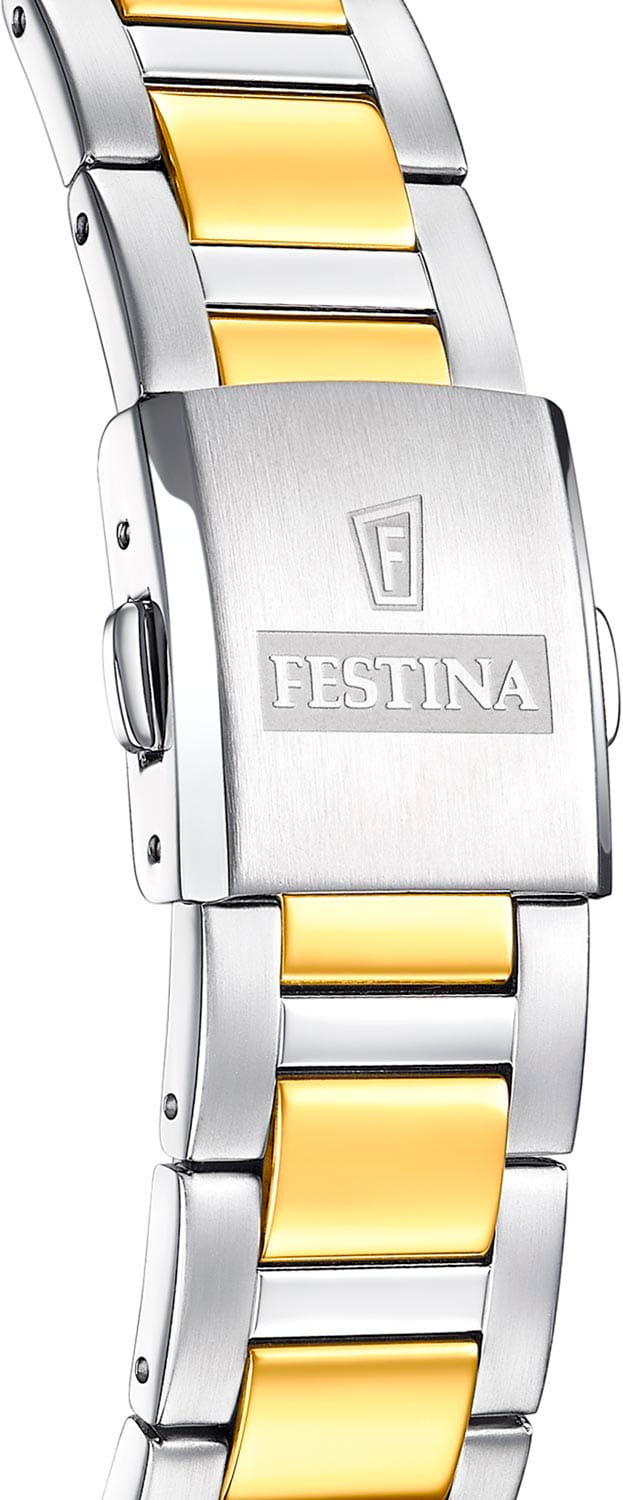 Festina Festina Solar F20657/4,  испания мужские часы на браслете сталь c pvd покрытием боковой вид
