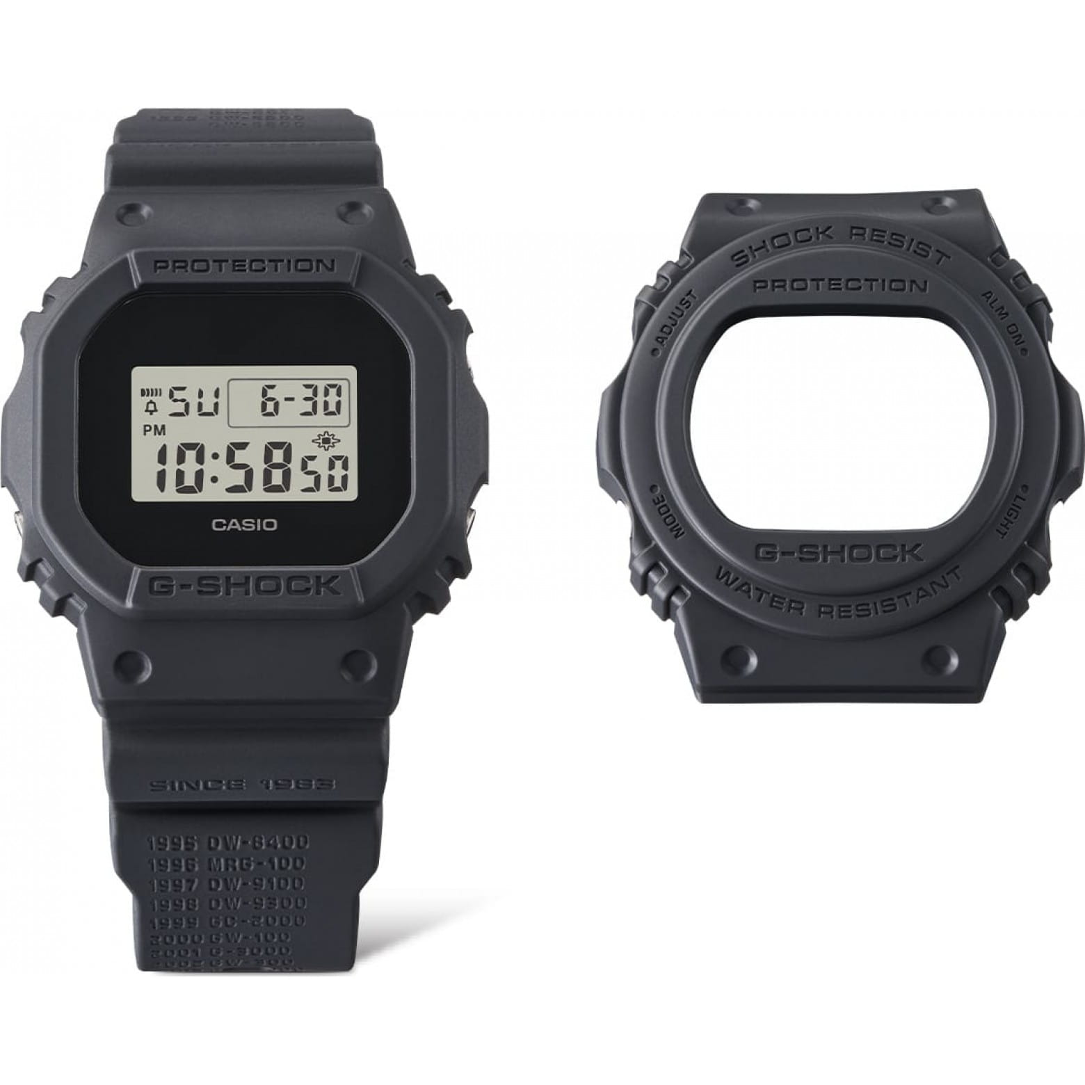 Оригинальные часы Casio Casio G-Shock DWE-5657RE-1ER электронные калибр механизма  общий вид