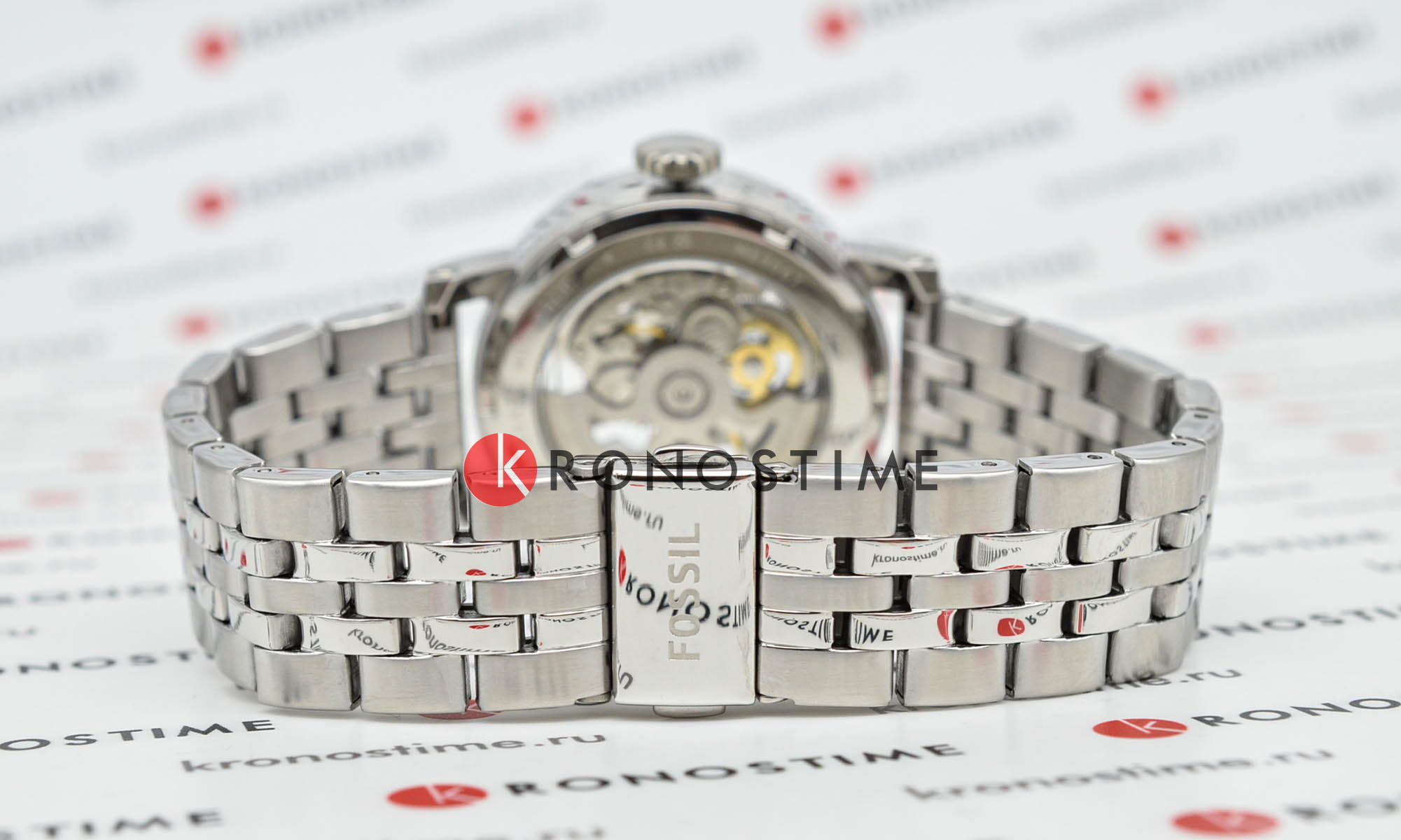 Fossil Fossil Original Boyfriend Automatic ME3067  - задняя крышка металл сталь корпуса, сша часы