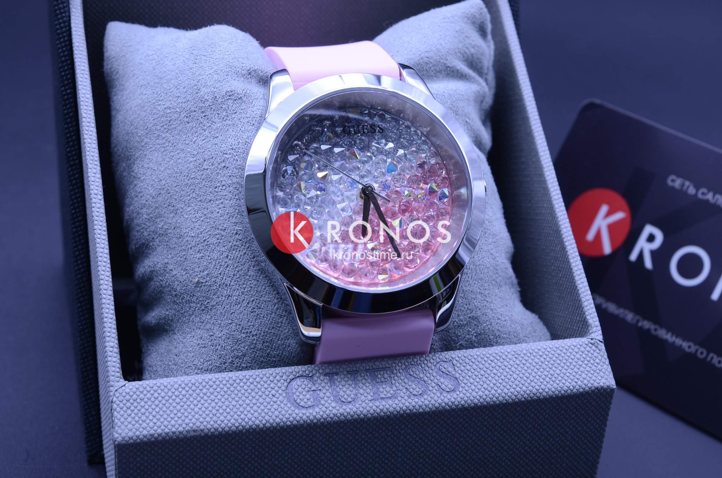 Guess Guess Dress Steel W1223L1 , наручные женские часы фото под углом