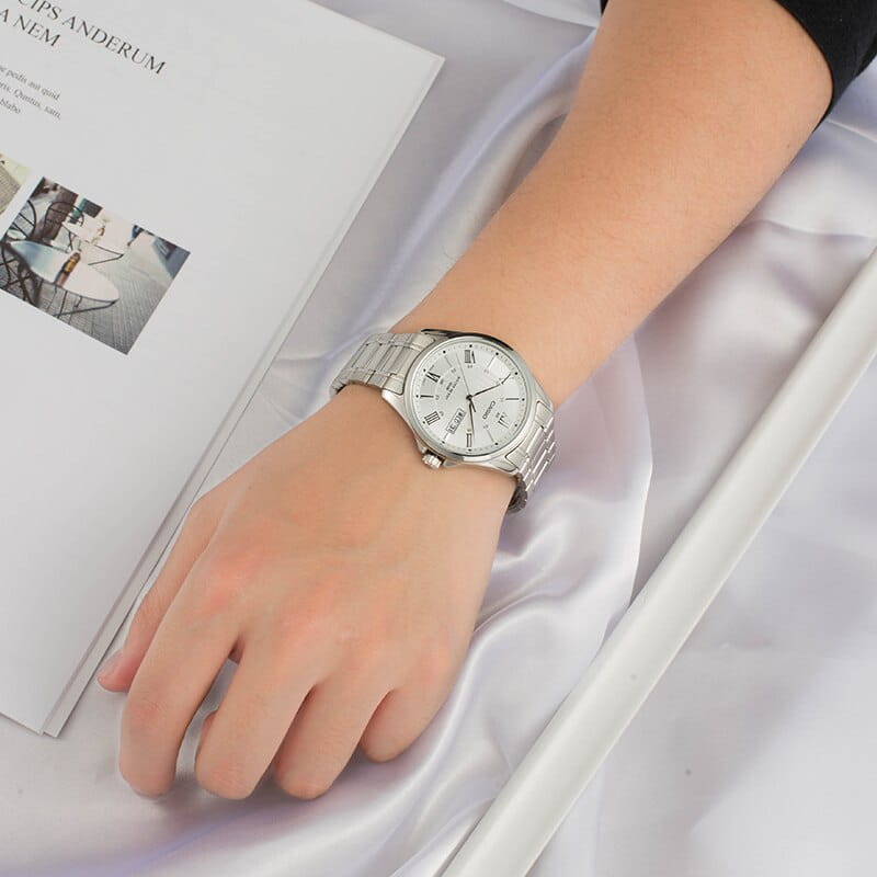 Оригинальные часы Casio Casio Collection MTP-1384D-7AVDF (MTP-1384D-7A) кварцевые калибр механизма  общий вид