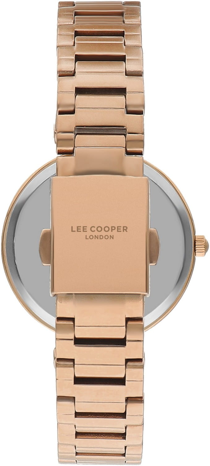 Lee Cooper Lee Cooper LC07711.410,  англия женские часы на браслете нержавеющая сталь с ip-покрытием боковой вид