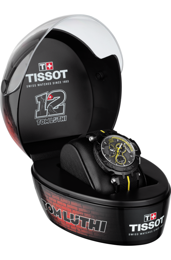 Tissot Tissot T-Race Thomas Luthi 2017 T092.417.37.067.01 мужские часы черный циферблат на запястье