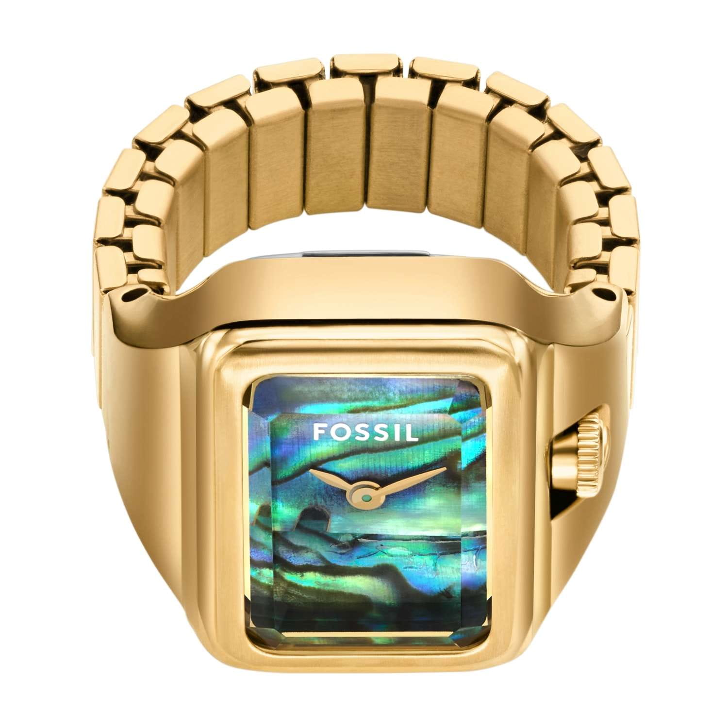 Fossil Fossil Watch Ring ES5411,  сша женские часы на браслете нержавеющая сталь с ip-покрытием боковой вид