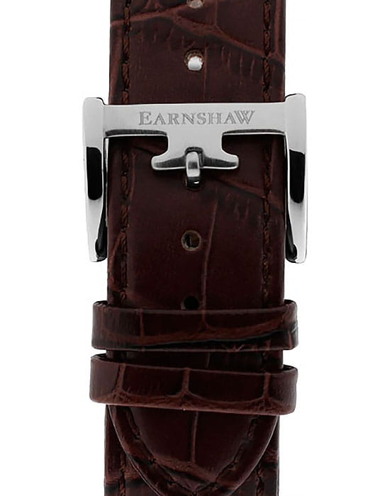 Earnshaw Earnshaw ES-8011-02 мужские часы черный циферблат на запястье