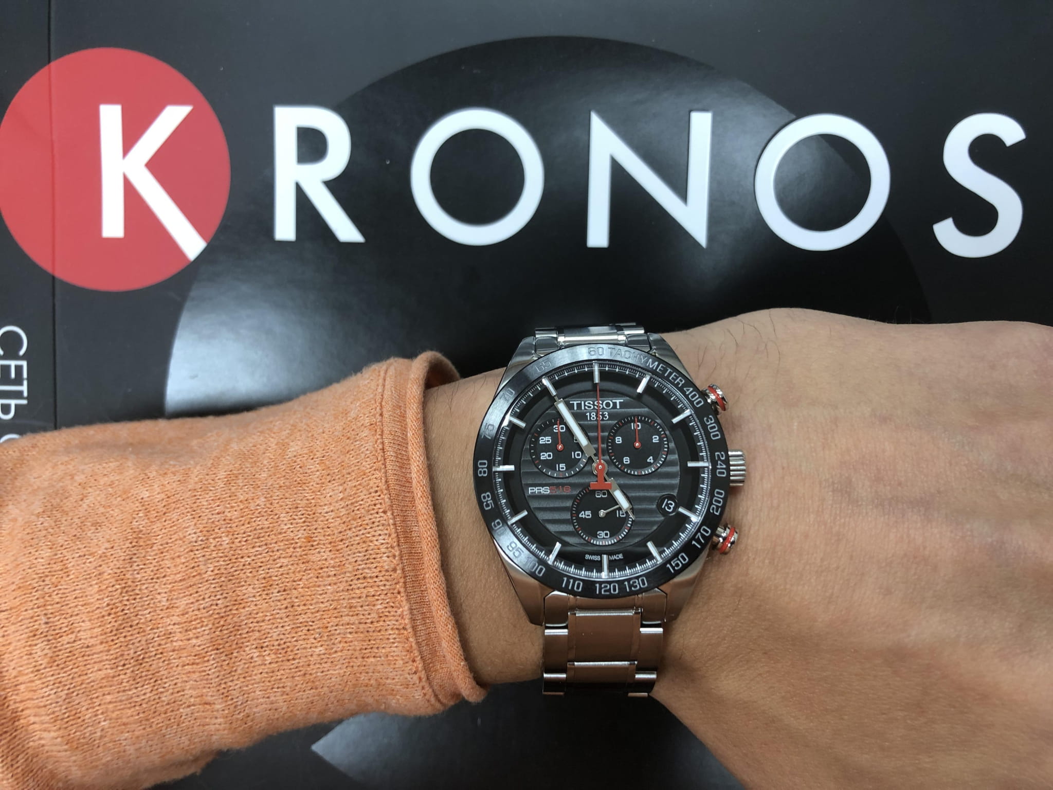 Tissot Tissot PRS 516 Chronograph T100.417.11.051.01 PRS 516 - задняя крышка сталь металл корпуса, швейцария часы