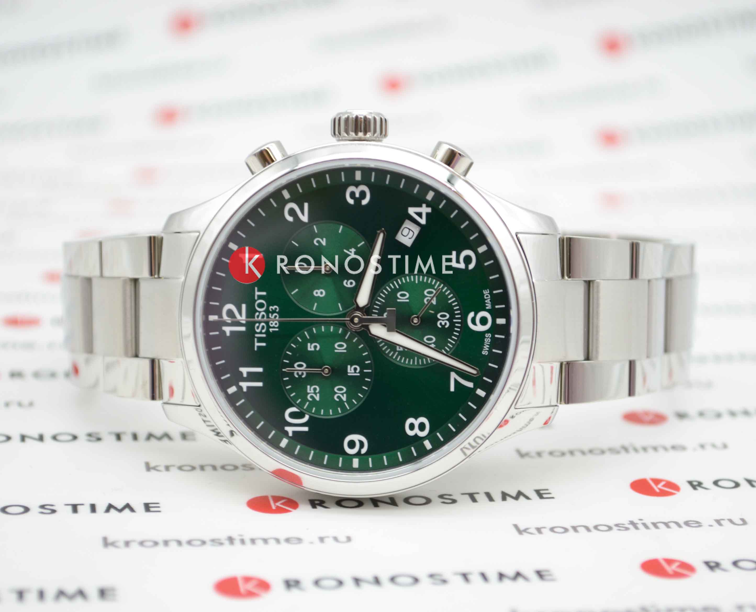 Оригинальные часы Tissot Tissot Chrono XL Classic T116.617.11.092.00 кварцевые калибр механизма eta g10.212 общий вид