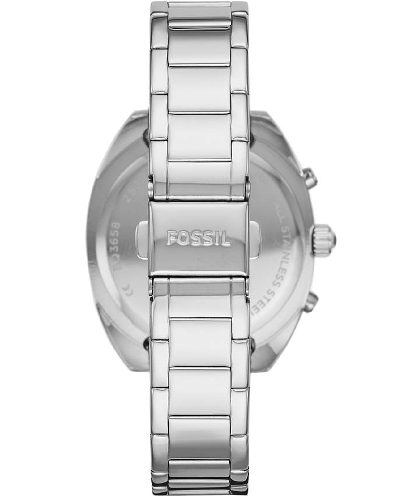 Fossil Fossil FB-01  BQ3657,  сша женские часы на браслете нержавеющая сталь боковой вид