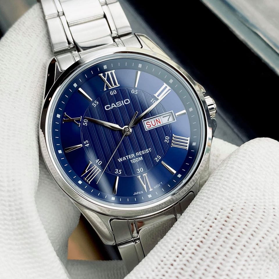 Casio Casio Collection MTP-1384D-2AVDF (MTP-1384D-2A)  — детали корпуса и нержавеющая сталь