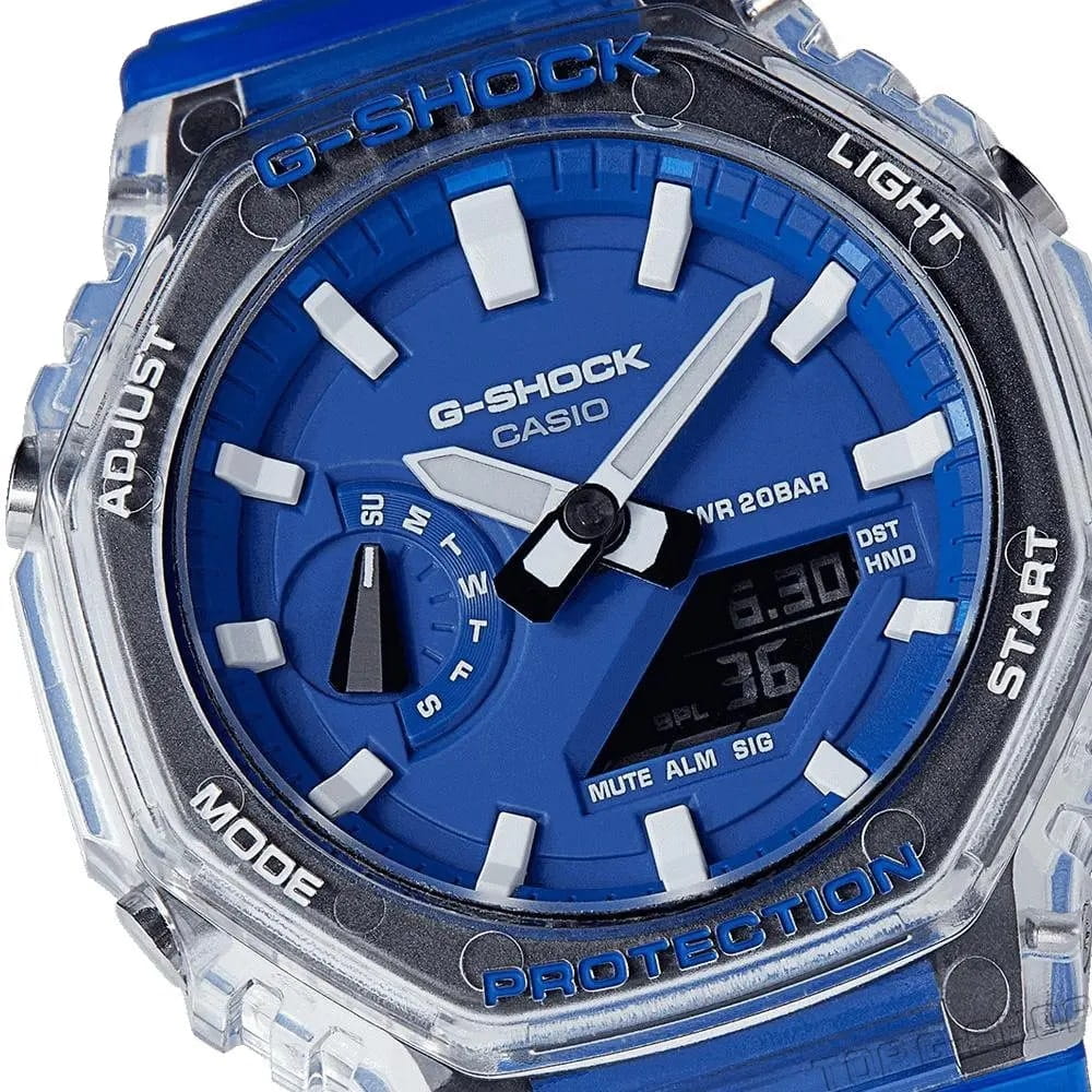 Оригинальные часы Casio Casio G-Shock GA-2100HC-2ADR электронные калибр механизма  общий вид