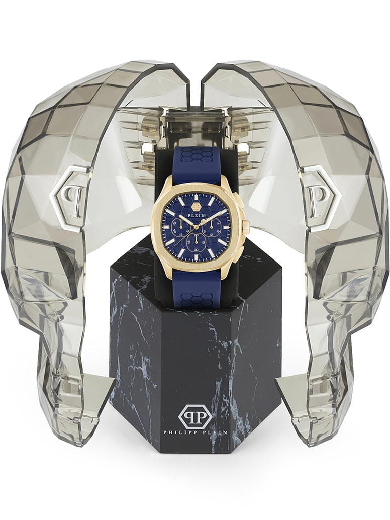 Philipp Plein Philipp Plein Plein Philipp PWSAA0323 мужские часы синий циферблат на запястье