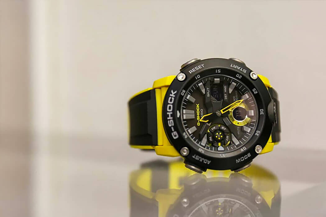 Casio Casio G-Shock GA-2000-1A9DR (GA-2000-1A9) GA-2000 - задняя крышка карбон корпуса, япония часы