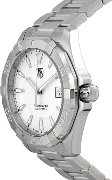 TAG Heuer TAG Heuer Aquaracer WAY1111.BA0910, aquaracer швейцария мужские часы на браслете нержавеющая сталь боковой вид