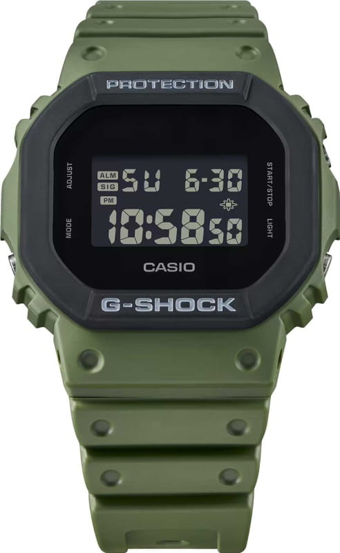 Casio Casio G-Shock DW-5610UU-3 DW-5600, наручные мужские часы фото под углом