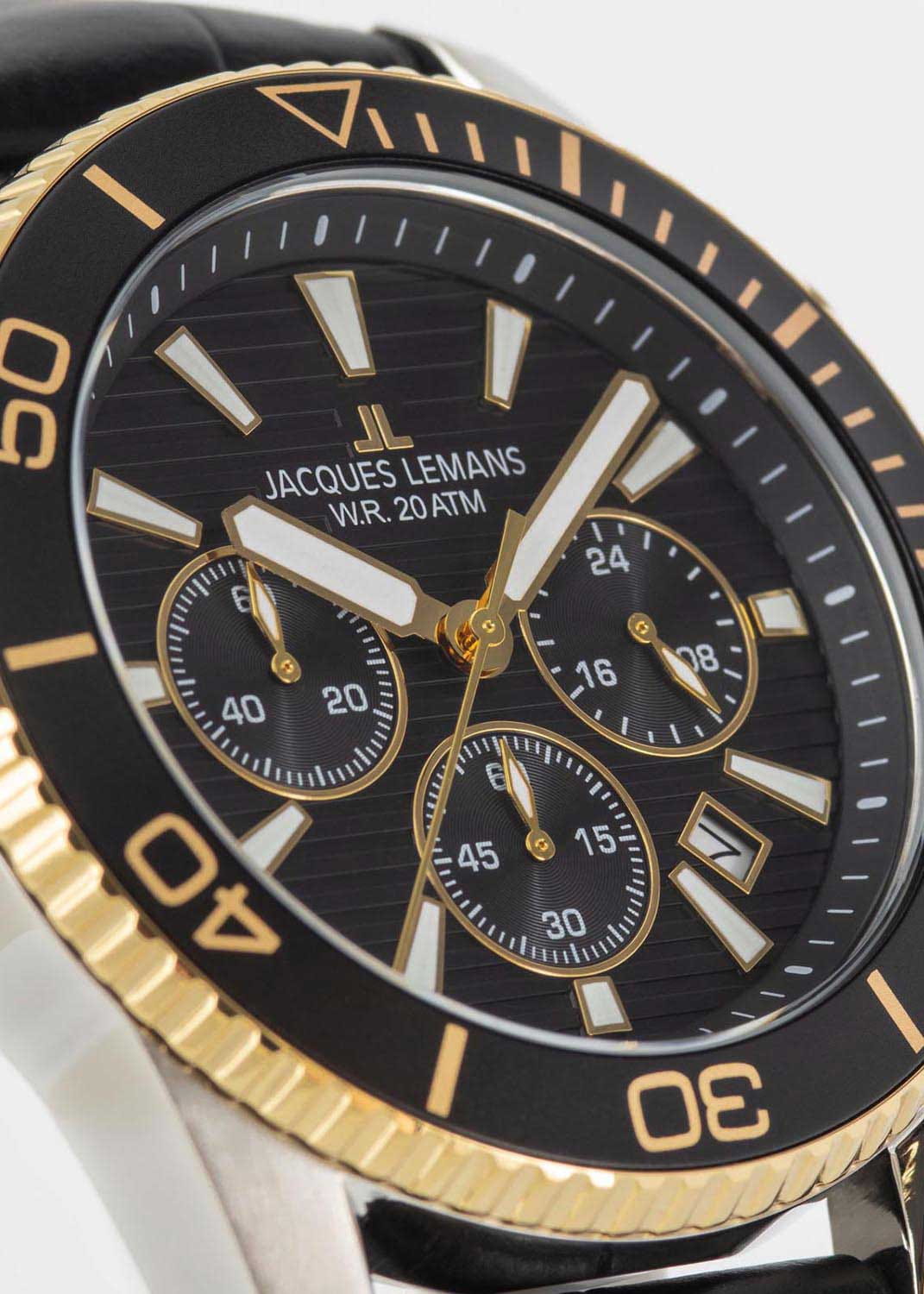 Jacques Lemans Jacques Lemans Liverpool Diver 1-2206F , наручные мужские часы фото под углом