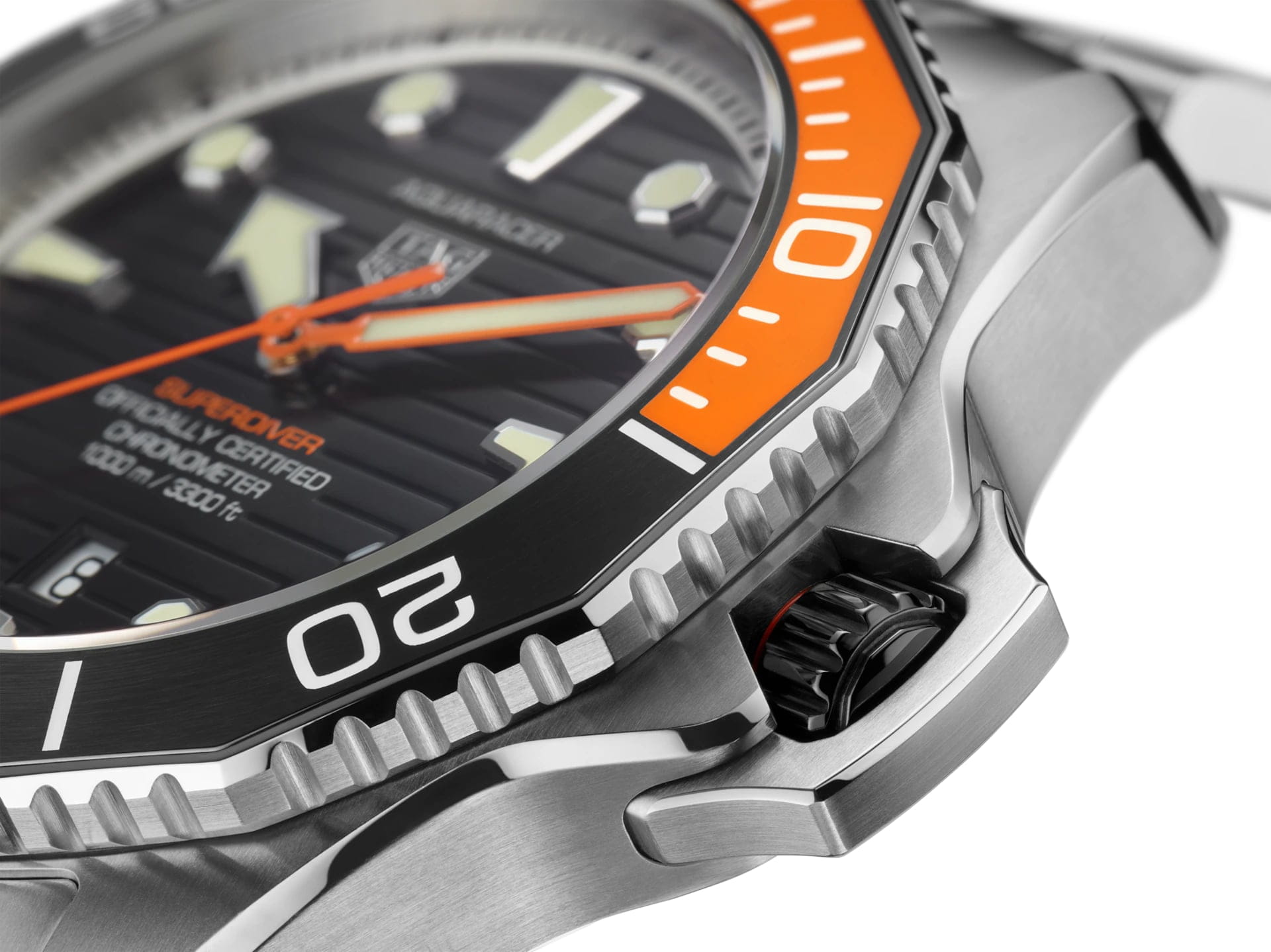 TAG Heuer TAG Heuer Aquaracer Professional 1000 Superdiver Date WBP5A8A.BF0619 мужские часы черный циферблат на запястье