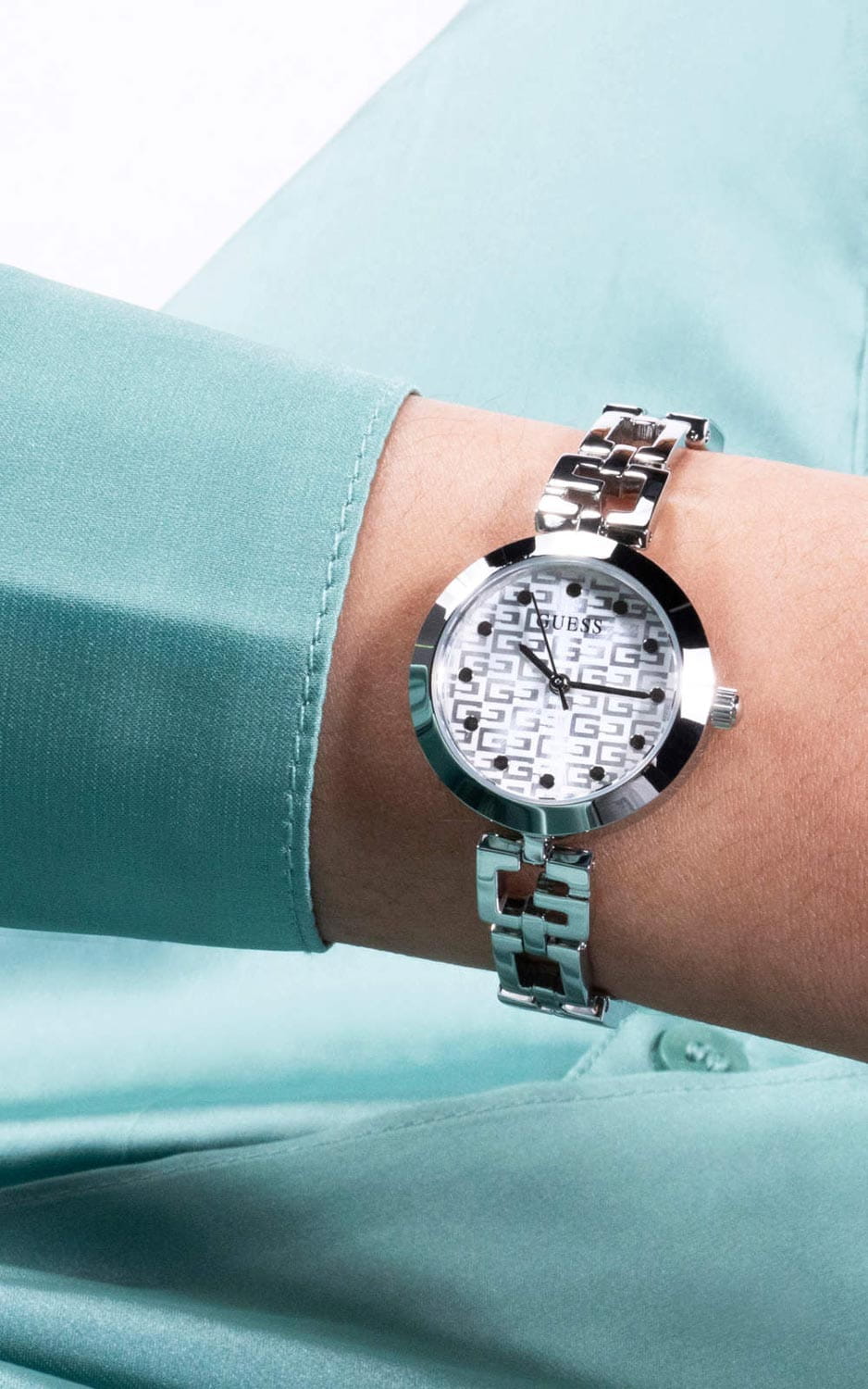 Guess Guess Dress Steel GW0549L1 , наручные женские часы фото под углом