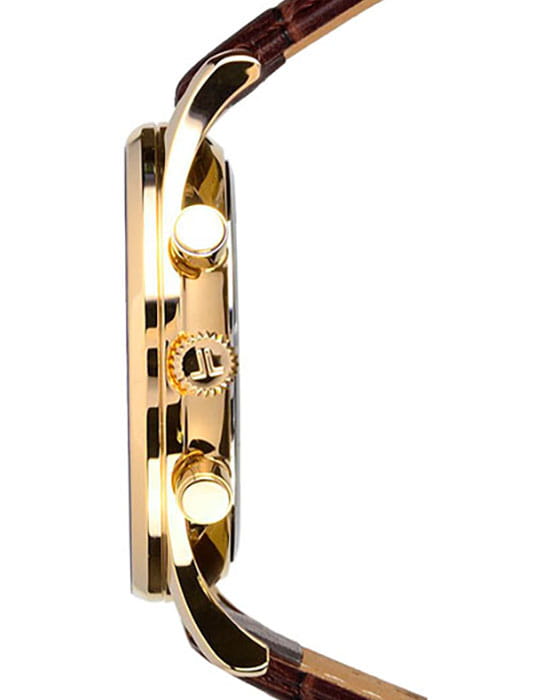 Jacques Lemans Jacques Lemans 1-1654ZD,  австрия мужские часы на браслете кожаный боковой вид