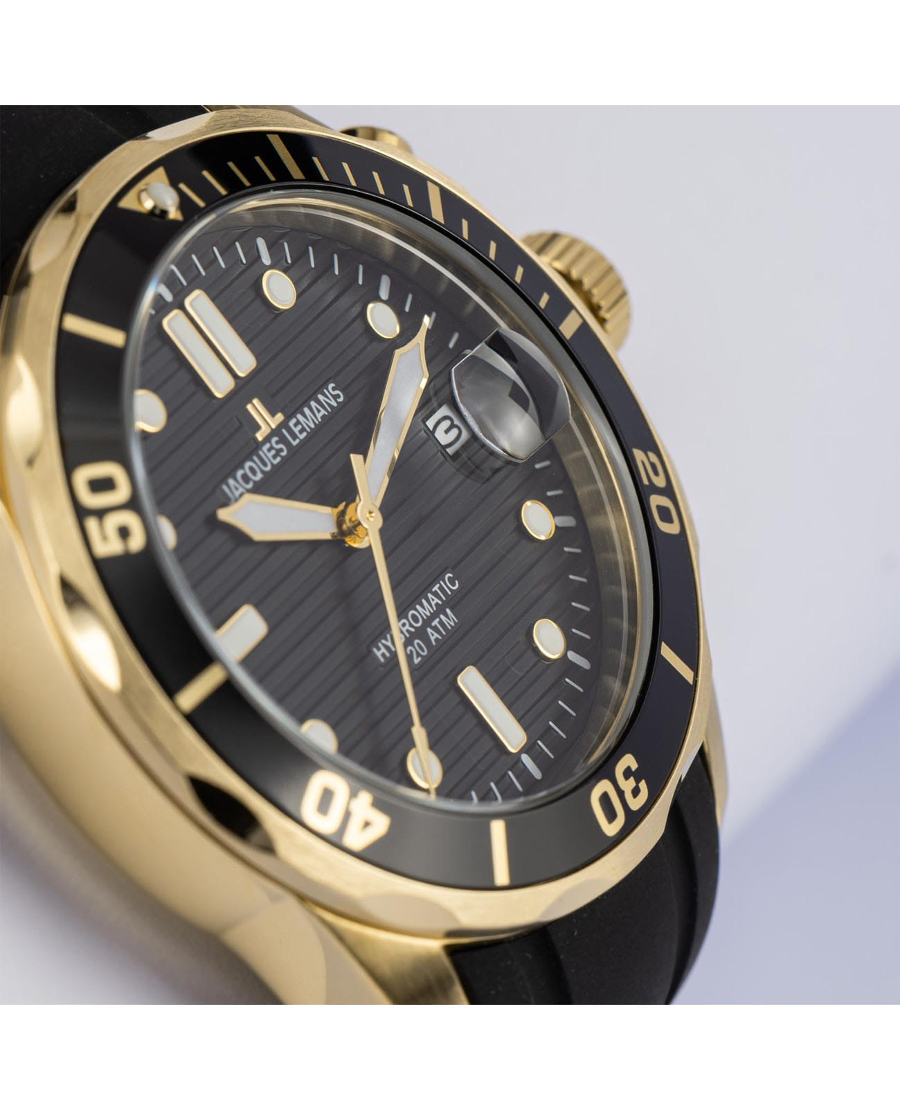 Оригинальные часы Jacques Lemans Jacques Lemans Hybromatic 1-2170F автокварц (кинетик) калибр механизма  общий вид