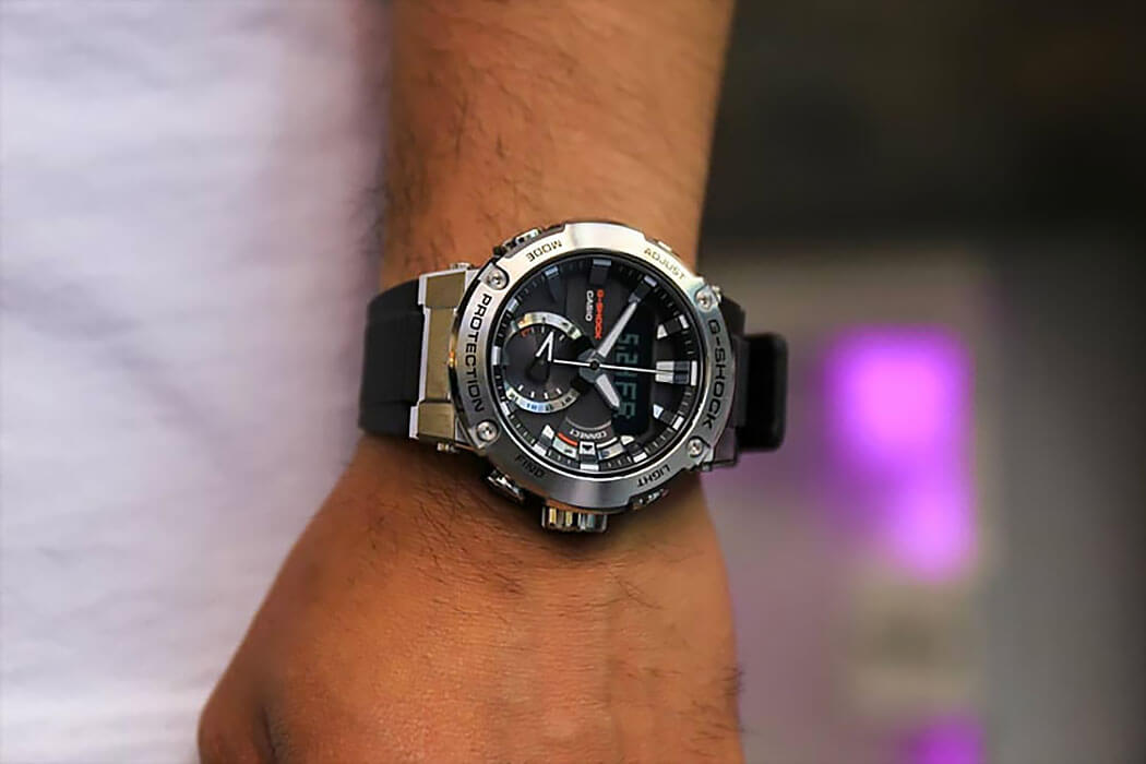 Casio Casio G-Shock GST-B200-1A - наручные мужские часы наручные часы в перспективе черный циферблат