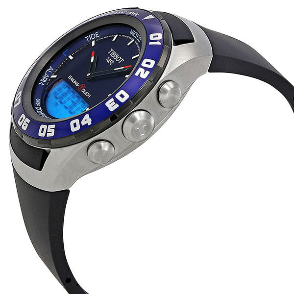 Tissot Tissot T-Tactile Sailing-Touch T056.420.27.041.00, t-sport швейцария мужские часы на браслете силикон боковой вид