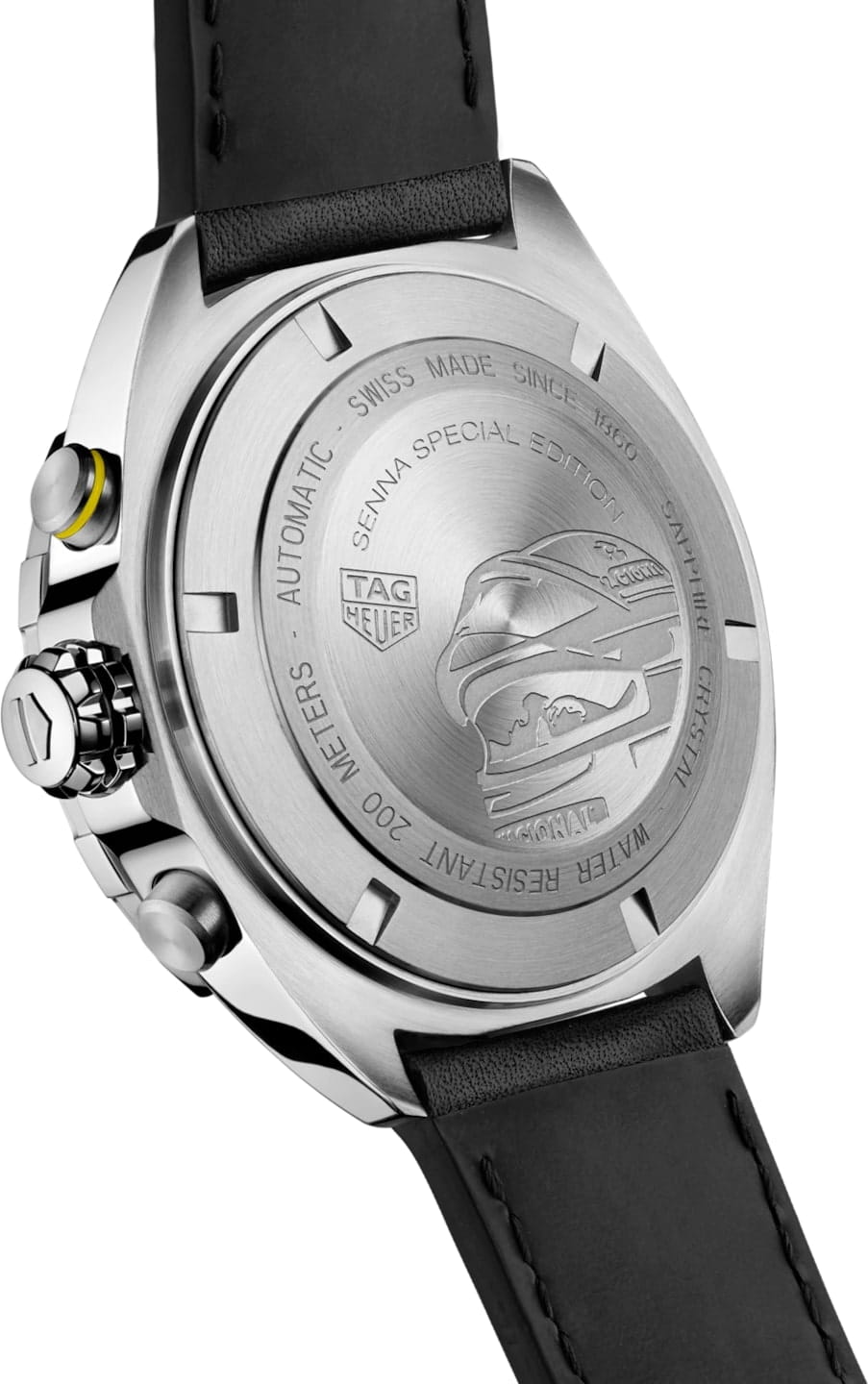 TAG Heuer TAG Heuer Formula 1 Senna Special Edition CAZ201B.FC6487 механические мужские часы часы крупный план черный циферблата