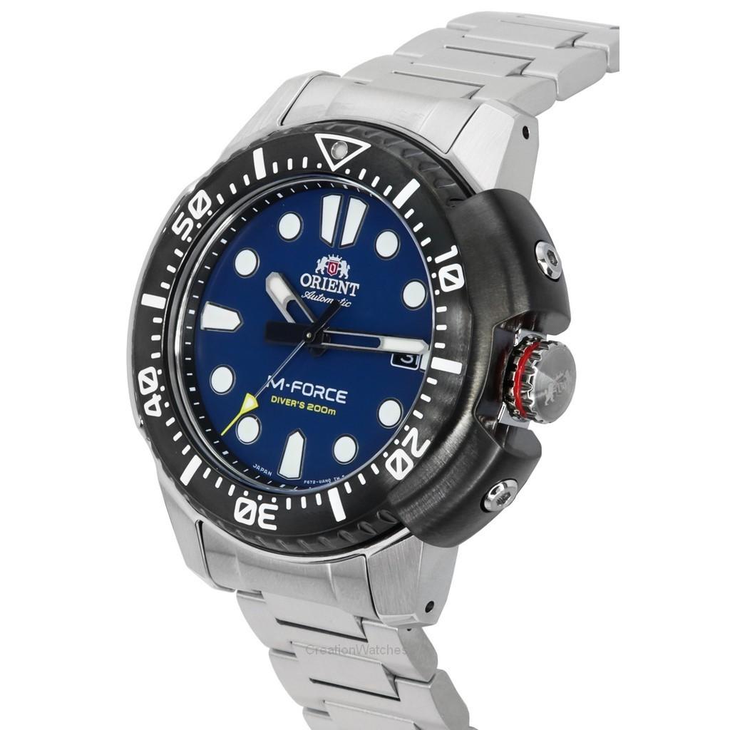 Orient Orient M-Force RA-AC0L07L (RN-AC0L07L)  — детали корпуса и нержавеющая сталь