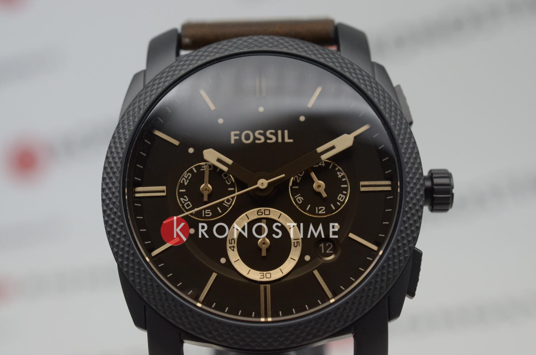 Fossil Fossil Carlie  FS4656,  сша мужские часы на браслете кожаный боковой вид