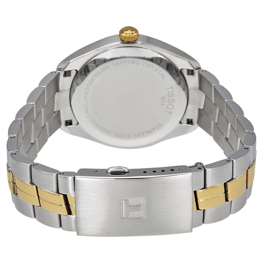 Tissot Tissot PR 100 Dual Time T101.452.22.031.00, t-classic швейцария мужские часы на браслете сталь c pvd покрытием боковой вид